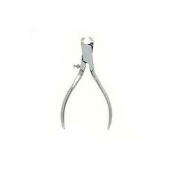 Cutting plier with locking screw