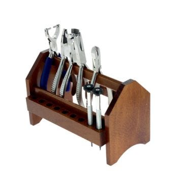 Optical Wooden Tools Stand