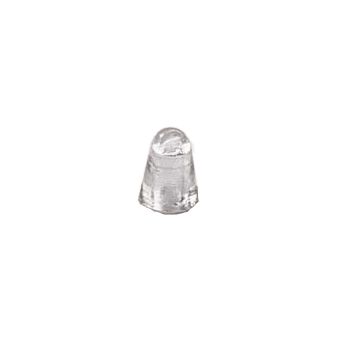 Capuchón de plástico transparente 2.5 x 1.4 x 2.9 mm | 100 pzs