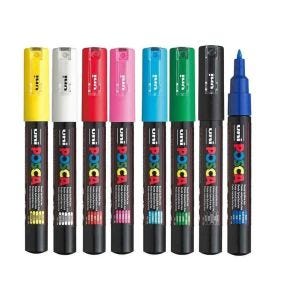 Pack of 8 Optical Markers 1mm