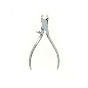 Cutting plier with locking screw